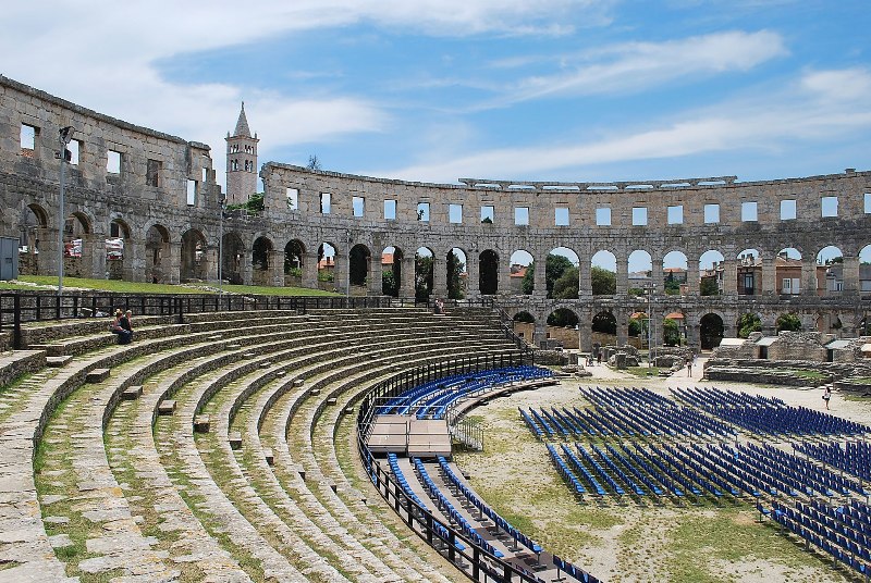 Gladiatorių kovų - arena šiuo metu aukščiausio lygio anfiteatras
